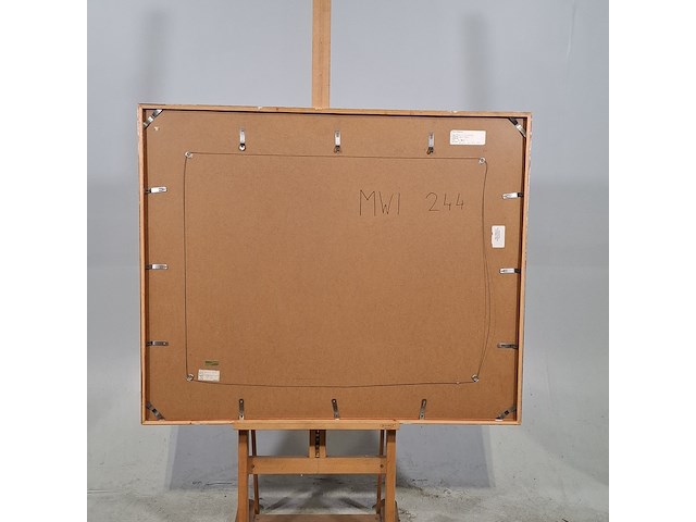 Schilderij, maya wildevuur (1944-2023), boom in landschap, 1995 - afbeelding 8 van  9