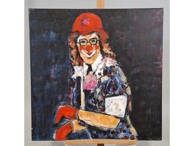 Schilderij, maya wildevuur (1944-2023), clown - afbeelding 2 van  8