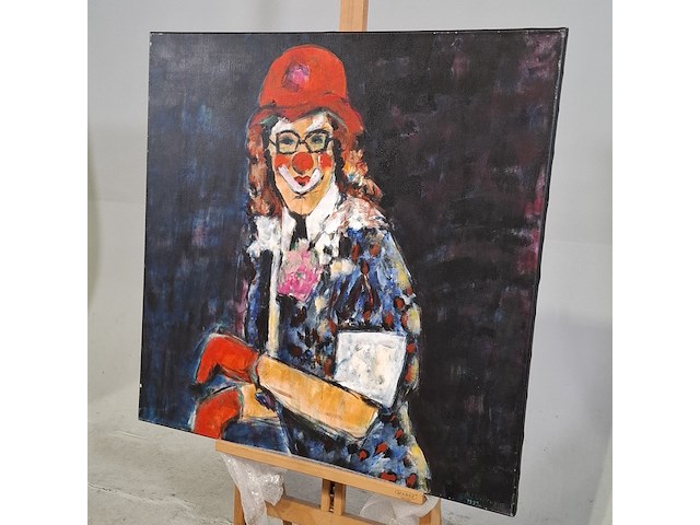 Schilderij, maya wildevuur (1944-2023), clown - afbeelding 4 van  8