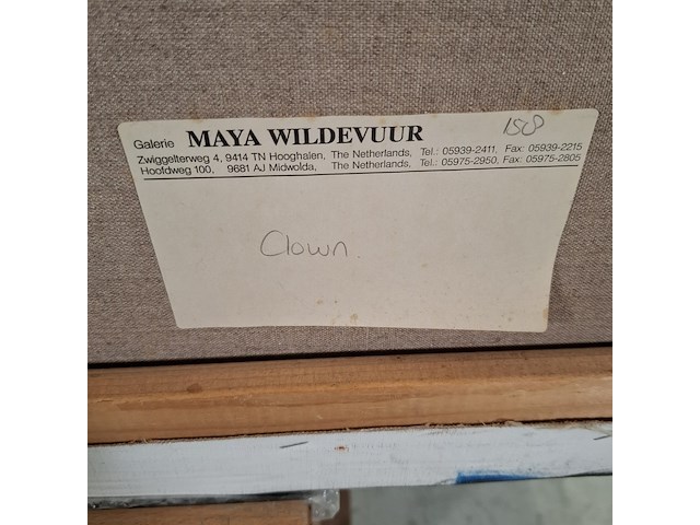 Schilderij, maya wildevuur (1944-2023), clown - afbeelding 8 van  8