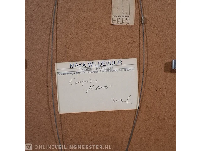 Schilderij maya wildevuur (1944-2023), compositie - afbeelding 8 van  8