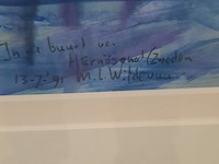 Schilderij, maya wildevuur (1944-2023), in de buurt van honosand, 1991, gemengde techniek - afbeelding 5 van  9