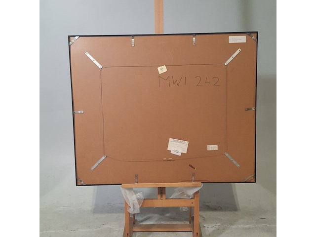 Schilderij, maya wildevuur (1944-2023), in de buurt van honosand, 1991, gemengde techniek - afbeelding 8 van  9