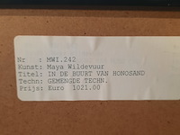 Schilderij, maya wildevuur (1944-2023), in de buurt van honosand, 1991, gemengde techniek - afbeelding 9 van  9