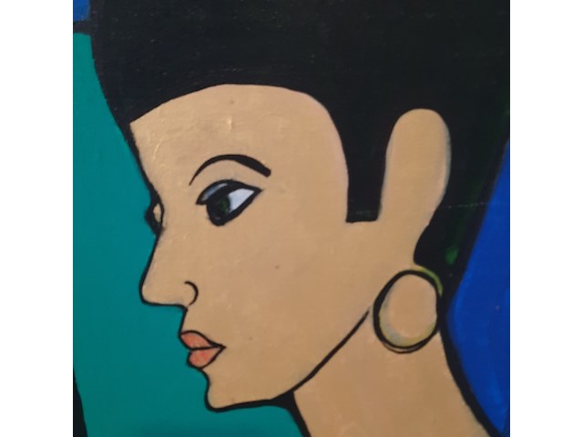 Schilderij, maya wildevuur (1944-2023), kim - afbeelding 5 van  8