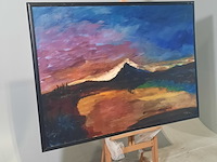 Schilderij, maya wildevuur (1944-2023), landschap, 1999 - afbeelding 3 van  8