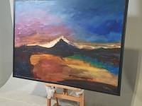 Schilderij, maya wildevuur (1944-2023), landschap, 1999 - afbeelding 4 van  8