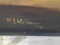 Schilderij, maya wildevuur (1944-2023), landschap, 1999 - afbeelding 5 van  8