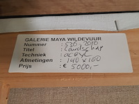 Schilderij, maya wildevuur (1944-2023), landschap, 1999 - afbeelding 8 van  8