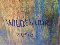 Schilderij, maya wildevuur (1944-2023), neushoorn, 2000 - afbeelding 5 van  8