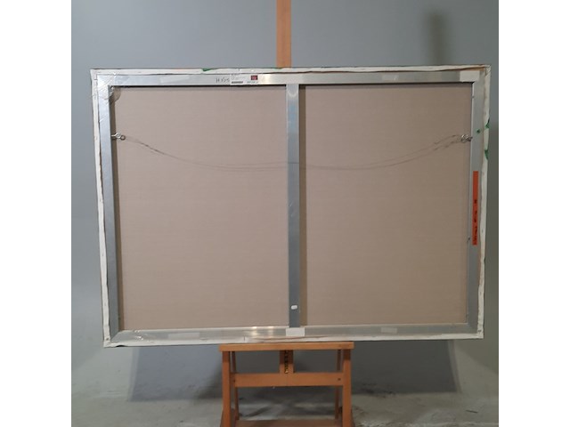 Schilderij, maya wildevuur (1944-2023), neushoorn, 2000 - afbeelding 7 van  8