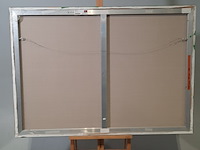 Schilderij, maya wildevuur (1944-2023), neushoorn, 2000 - afbeelding 7 van  8