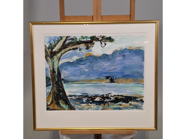 Schilderij, maya wildevuur (1944-2023), tahiti afaat 1, 1998 - afbeelding 2 van  8