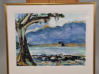 Schilderij, maya wildevuur (1944-2023), tahiti afaat 1, 1998 - afbeelding 2 van  8