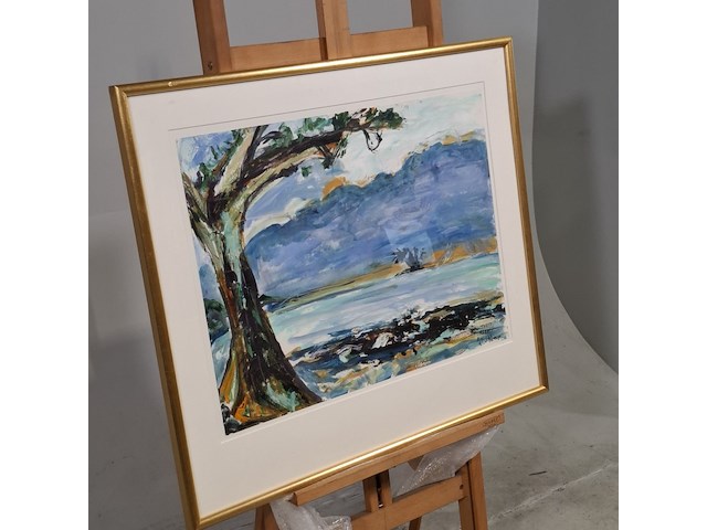 Schilderij, maya wildevuur (1944-2023), tahiti afaat 1, 1998 - afbeelding 3 van  8