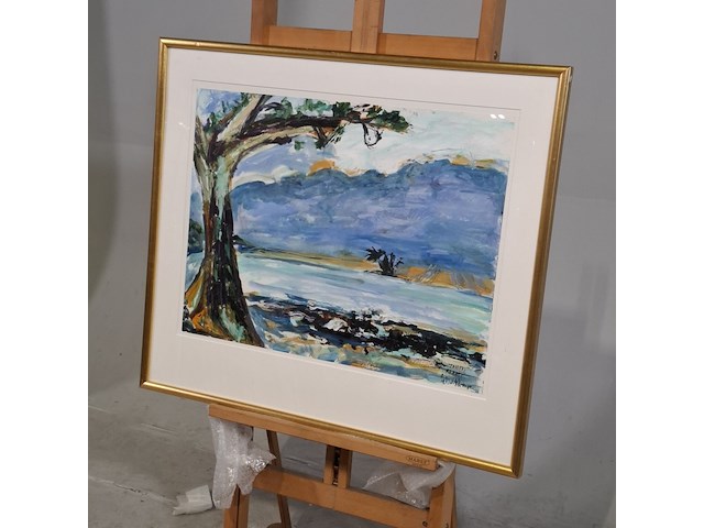 Schilderij, maya wildevuur (1944-2023), tahiti afaat 1, 1998 - afbeelding 4 van  8