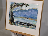 Schilderij, maya wildevuur (1944-2023), tahiti afaat 1, 1998 - afbeelding 4 van  8