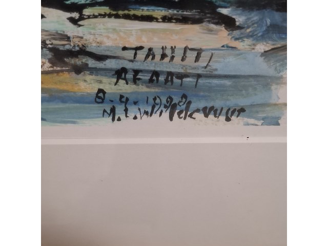 Schilderij, maya wildevuur (1944-2023), tahiti afaat 1, 1998 - afbeelding 6 van  8