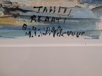 Schilderij, maya wildevuur (1944-2023), tahiti afaat 1, 1998 - afbeelding 6 van  8