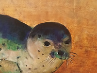 Schilderij, maya wildevuur (1944-2023), zeehond - texel, 2004 - afbeelding 5 van  8