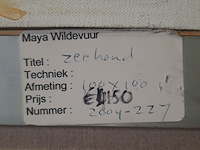 Schilderij, maya wildevuur (1944-2023), zeehond - texel, 2004 - afbeelding 8 van  8