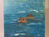 Schilderij, maya wildevuur (1944-2023), zeehond - afbeelding 8 van  15