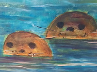 Schilderij, maya wildevuur (1944-2023), zeehond - afbeelding 12 van  15