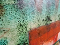 Schilderij, maya wildevuur, abstract, 1992 - afbeelding 4 van  8