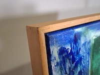 Schilderij, maya wildevuur, abstract, 1992 - afbeelding 6 van  8