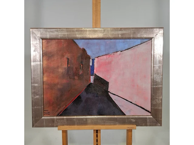 Schilderij, maya wildevuur, taos, 1999 - afbeelding 1 van  8