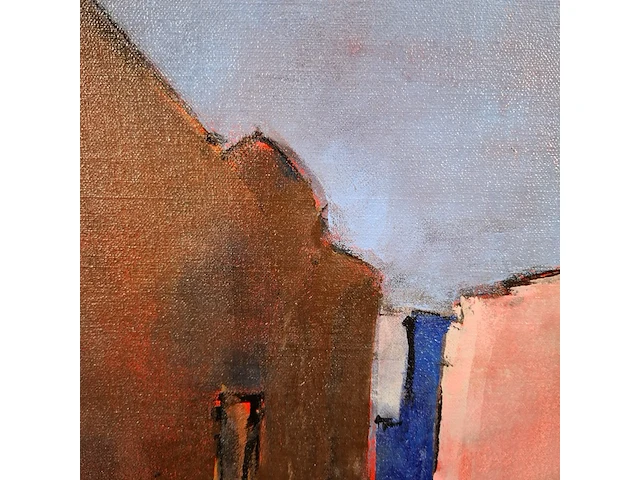 Schilderij, maya wildevuur, taos, 1999 - afbeelding 2 van  8