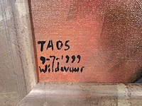 Schilderij, maya wildevuur, taos, 1999 - afbeelding 5 van  8