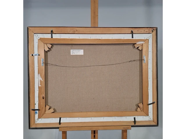 Schilderij, maya wildevuur, waterlelies, 1995 - afbeelding 7 van  8