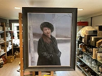 Schilderij “mijn lieve oma” svetlana tartakovska