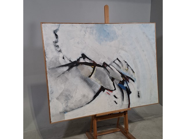 Schilderij, m.l. baumler, 1982 - afbeelding 2 van  6