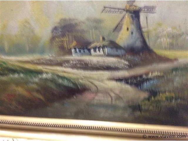 Schilderij molen - afbeelding 2 van  2
