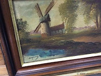 Schilderij molen - afbeelding 2 van  2