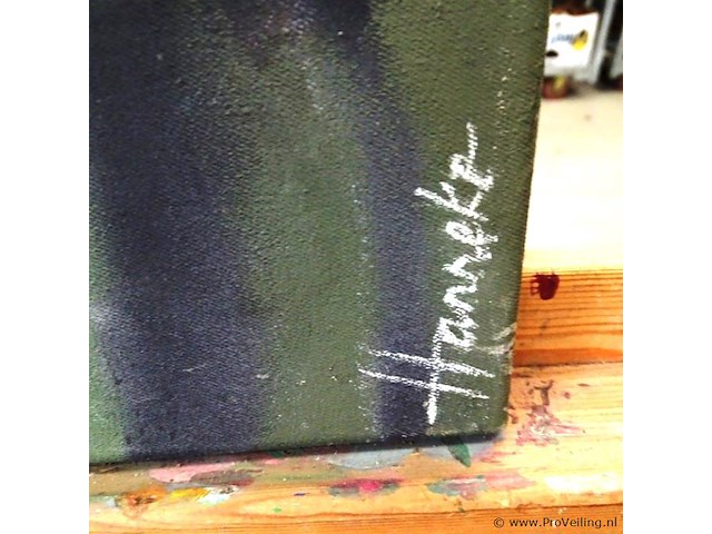 Schilderij op doek gesigneerd hanneke - afbeelding 4 van  5