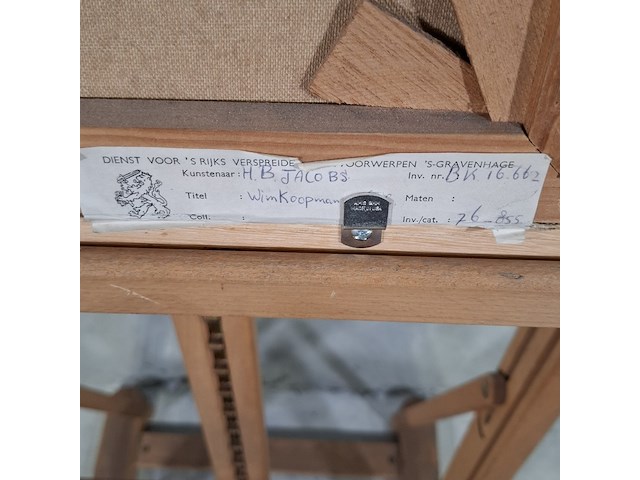 Schilderij op doek, h.b. jacobs, wim koopman - afbeelding 6 van  7