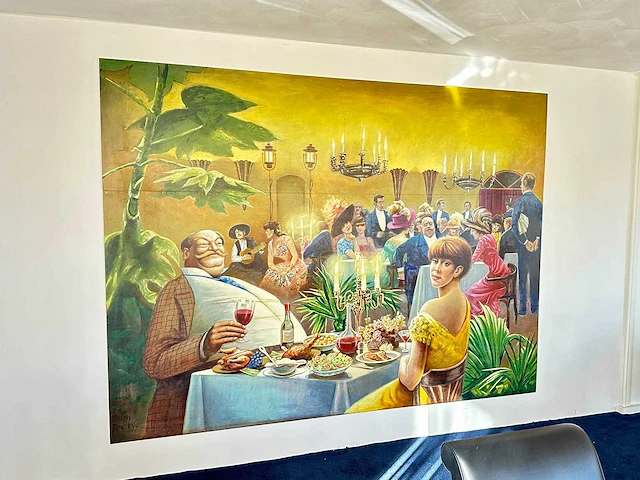 Schilderij op houten paneel - afbeelding 1 van  5