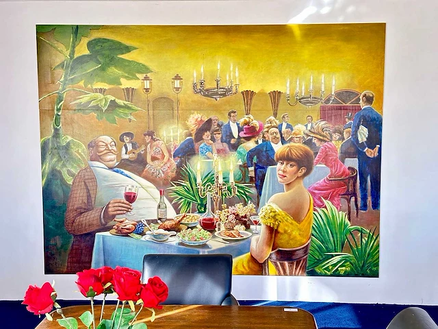 Schilderij op houten paneel - afbeelding 2 van  5