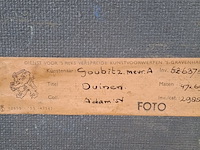 Schilderij op paneel, a. goubitz, duinen, 1954 - afbeelding 7 van  7