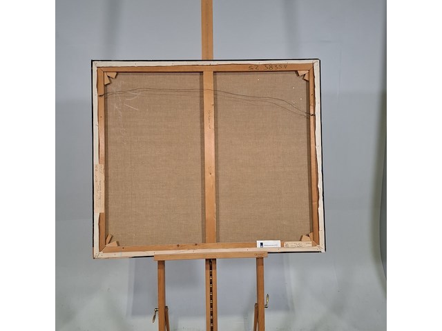 Schilderij, p. kuiters, anonymous demonstrators, 1968 - afbeelding 5 van  7