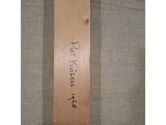 Schilderij, p. kuiters, anonymous demonstrators, 1968 - afbeelding 7 van  7