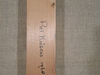 Schilderij, p. kuiters, anonymous demonstrators, 1968 - afbeelding 7 van  7