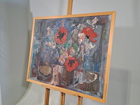 Schilderij, p. landkroon, veldbloemen, 1961 - afbeelding 3 van  8