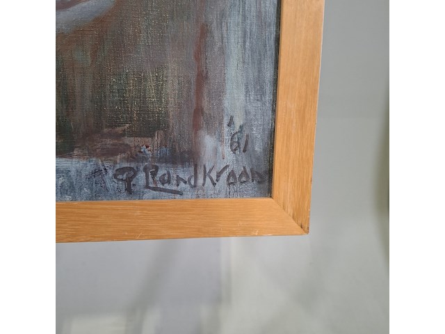 Schilderij, p. landkroon, veldbloemen, 1961 - afbeelding 5 van  8