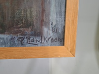 Schilderij, p. landkroon, veldbloemen, 1961 - afbeelding 5 van  8