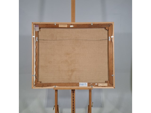 Schilderij, p. landkroon, veldbloemen, 1961 - afbeelding 6 van  8