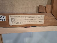 Schilderij, p. landkroon, veldbloemen, 1961 - afbeelding 8 van  8